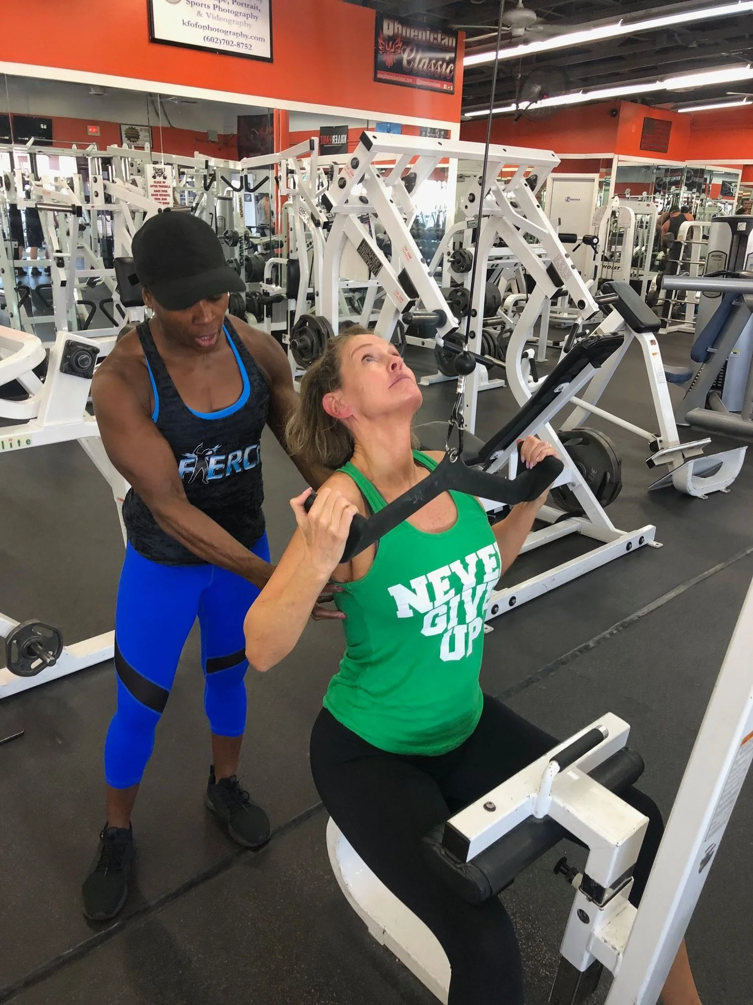 Maya coaching personal training client